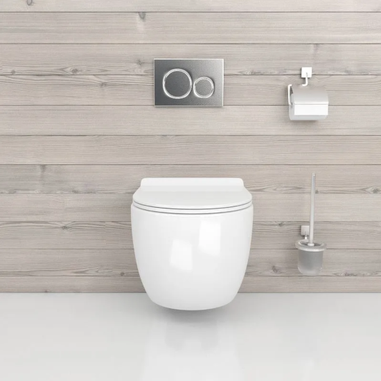 Подвесной унитаз beWash Minimal BKWHR003480 с сиденьем микролифт
