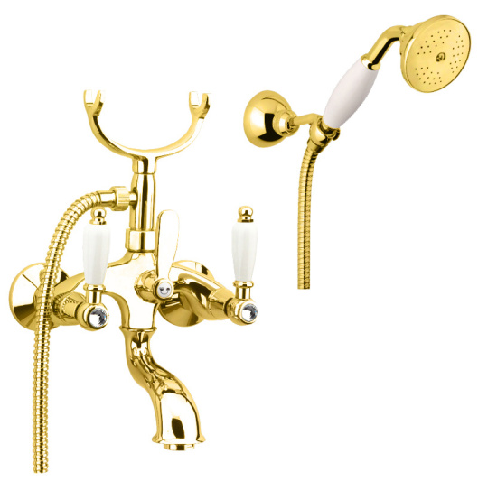 Смеситель для ванны Fiore Coloniale Sky Swarovski® 03OO0601, золото