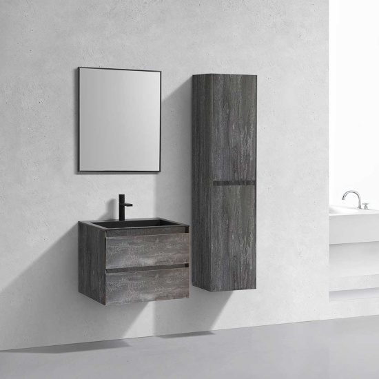 Тумба с раковиной Vincea Luka 60 2 ящика, камень