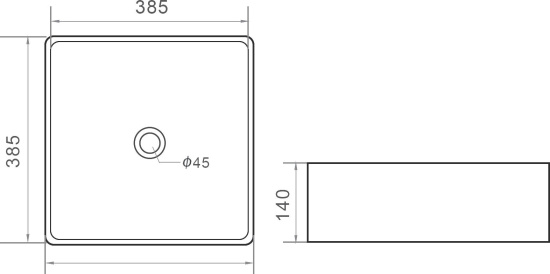 Тумба с раковиной Misty Челси 60 2 ящика