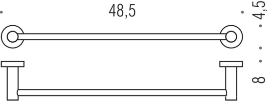 Полотенцедержатель Colombo Design Plus W4910.BM