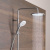 Душевой гарнитур Kludi Freshline dual shower system 6709005-00 Душевой гарнитур Kludi Freshline dual shower system 6709005-00