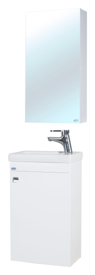 Зеркало-шкаф Bellezza Комо 40 белый