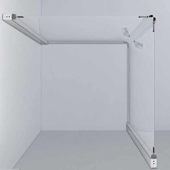 Душевой уголок Vincea Orta VSS-1O8080CL 80х80 см, профиль хром