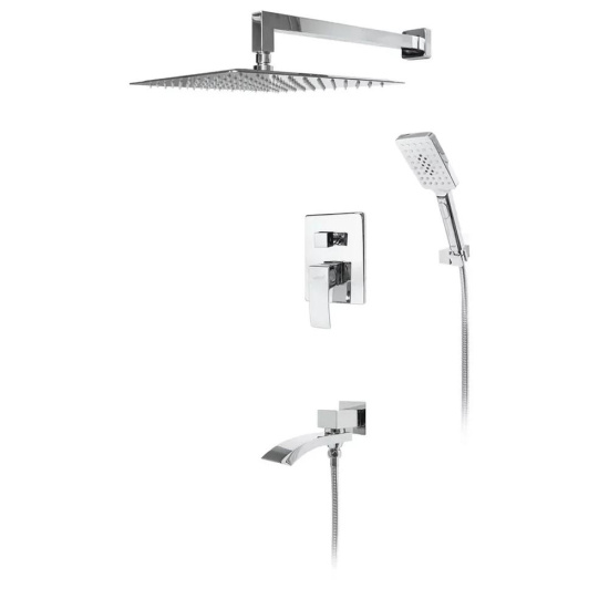 Душевая система Hansberge H6077C, хром