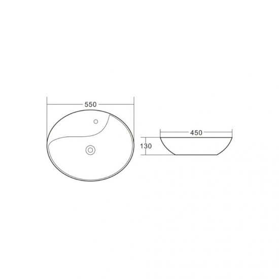 Накладная раковина BelBagno BB1370