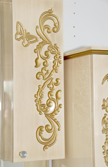 Пенал Misty Бабочка 35 R бежевый, патина