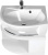 Тумба под раковину Ravak Rosa белая R