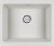 Мойка кухонная Paulmark Gera PM205546-WH белый
