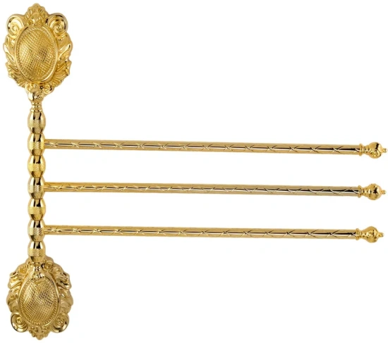 Полотенцедержатель Migliore Cleopatra 16700 тройной поворотный, золото