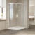 Душевой уголок Vegas Glass ZS-F 120*80 01 02 профиль белый, стекло шиншилла