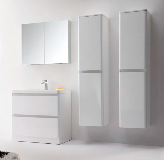 Тумба под раковину BelBagno Energia-N 60 bianco lucido напольная
