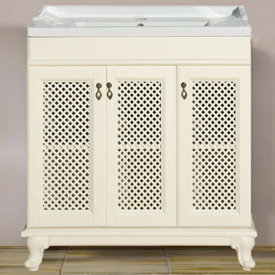 Мебель для ванной Misty Вивьен 80 слоновая кость