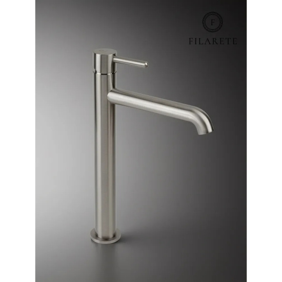 Смеситель для раковины высокий Filarete Roun FL6020NK, никель