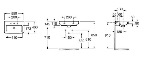 Раковина Roca Dama 327786000