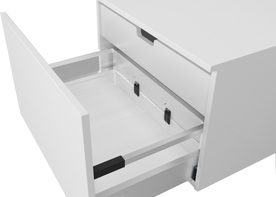 Мебель для ванной Stworki Ольборг 100 столешница дуб французский, без отверстий, 2 тумбы 50, с раковиной Vitra Shift