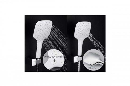 Душевая система Gappo Futura G7117-8 хром/белая