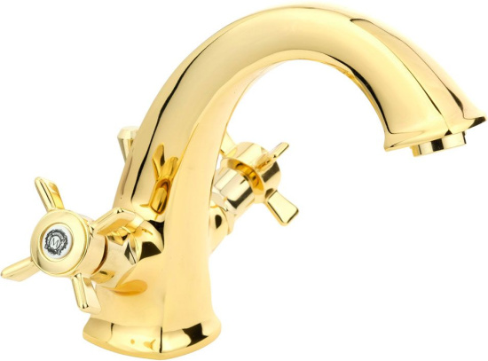 Смеситель для раковины Migliore Korona 28509 золото