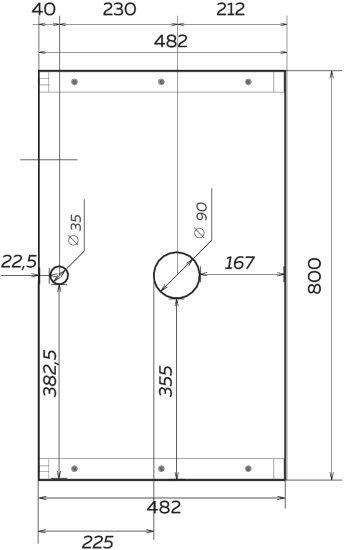 Столешница с раковиной 1MarKa Grunge Loft 80 дуб намибия