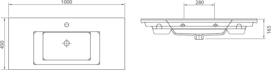 Мебель для ванной Brevita Etna 100