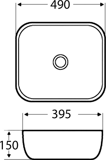 Накладная раковина BelBagno BB2143