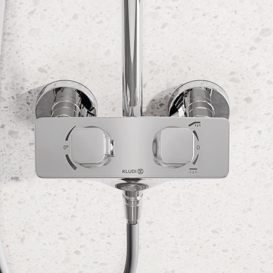 Душевая стойка Kludi Cockpit Explorer 8005005-00, термостат