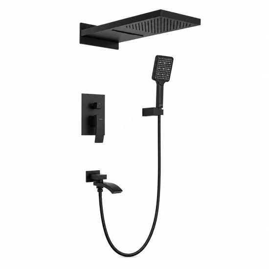 Душевая система Gappo G7107-76, черный