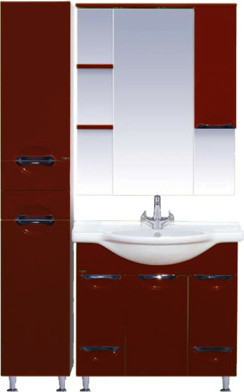 Пенал Misty Жасмин 35 L коричневая эмаль