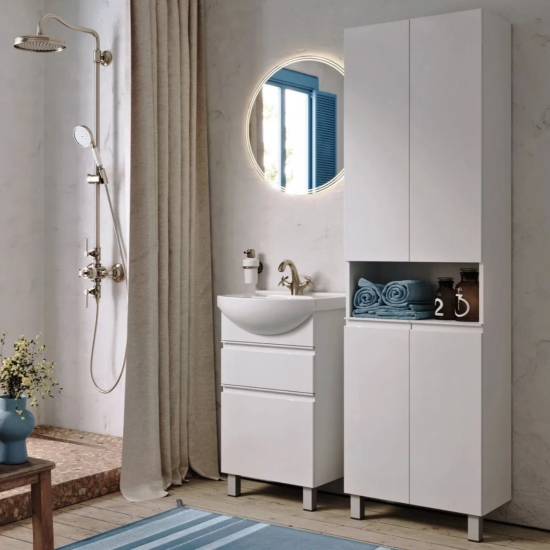 Тумба с раковиной Aqwella Rodos 50 напольная