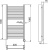 Полотенцесушитель электрический Ника Modern ЛМ-2 100/30 хром