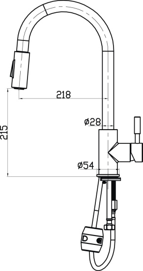 Смеситель для кухни BelBagno BB-LAM31A-IN