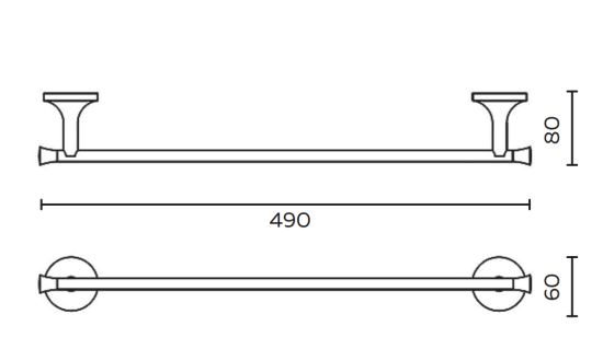 Полотенцедержатель Altrobagno Corposo 081313 Or