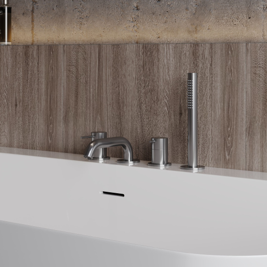 Смеситель на борт ванны AQUAme Siena AQM6219GM