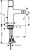 Смеситель для биде Hansgrohe Talis Select S 72202000 Смеситель для биде Hansgrohe Talis Select S 72202000