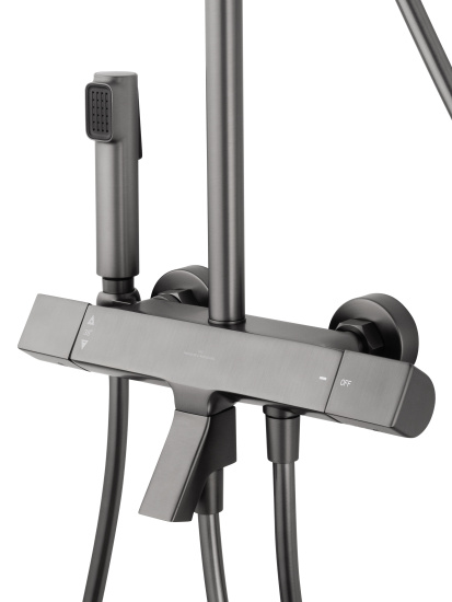 Душевая стойка Wonzon & Woghand The One WW-B3094-BGG с термостатом