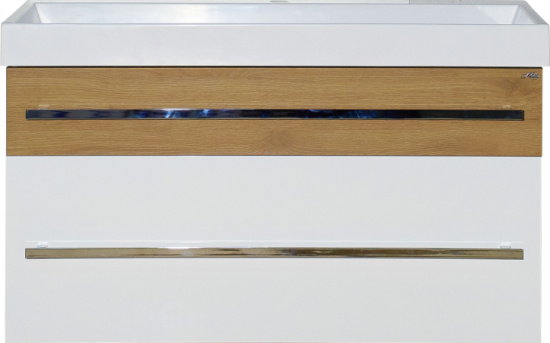 Мебель для ванной Misty Леон 100 подвесная, дуб