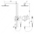 Душевая система RGW Shower Panels SP-51 с внутренней частью Душевая система RGW Shower Panels SP-51 с внутренней частью