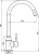 Смеситель для кухни Elghansa Stainless steel 56C4131-Steel Смеситель для кухни Elghansa Stainless steel 56C4131-Steel