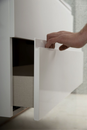 Мебель для ванной Art&Max Bianchi 75, подвесная, белый матовый