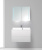 Тумба с раковиной BelBagno Regina 80 bianco opaco
