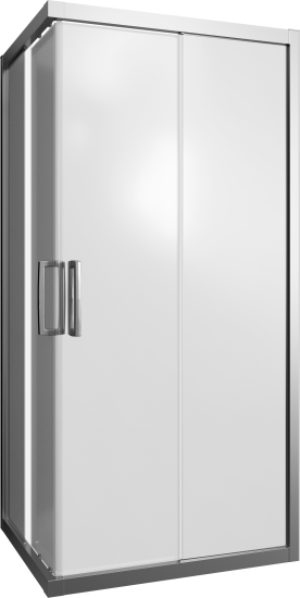 Душевой уголок Stworki Карлстад 90x80 см профиль хром матовый, стекло матовое