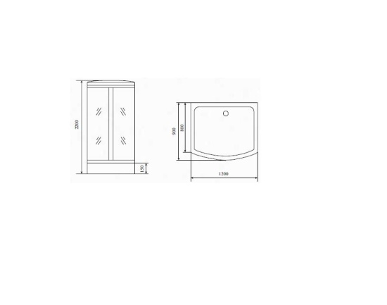 Душевая кабина Timo Comfort T-8815C Clean Glass