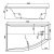 Акриловая ванна Vagnerplast Veronela offset 160x105 L Акриловая ванна Vagnerplast Veronela offset 160x105 L