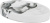 Мыльница Kassatex Arabesco white/black