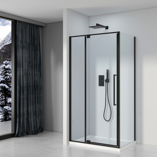 Душевой уголок Black&White Stellar Wind S812 BC 100х100
