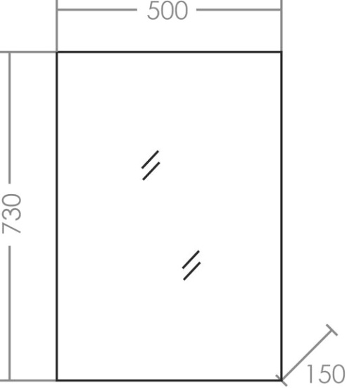 Мебель для ванной СанТа Ливерпуль 50 подвесная