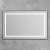 Зеркало BelBagno Kraft SPC-KRAFT-1085-685-TCH-WARM-NERO черное, с подсветкой и подогревом