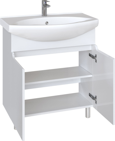 Тумба с раковиной Sanstar Bianco 75