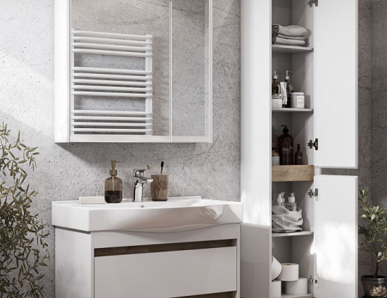 Пенал Aquaton Нортон R, белый глянец