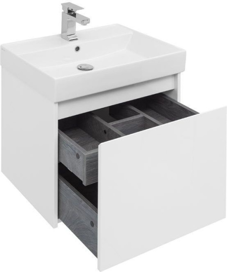 Тумба с раковиной Aquanet Nova Lite 60 1 ящик